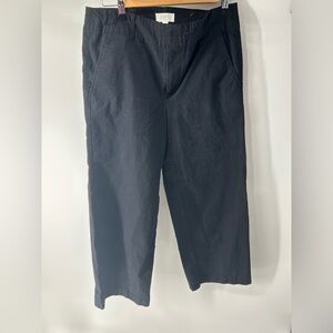 LOFT Charcoal Cropped Trousers